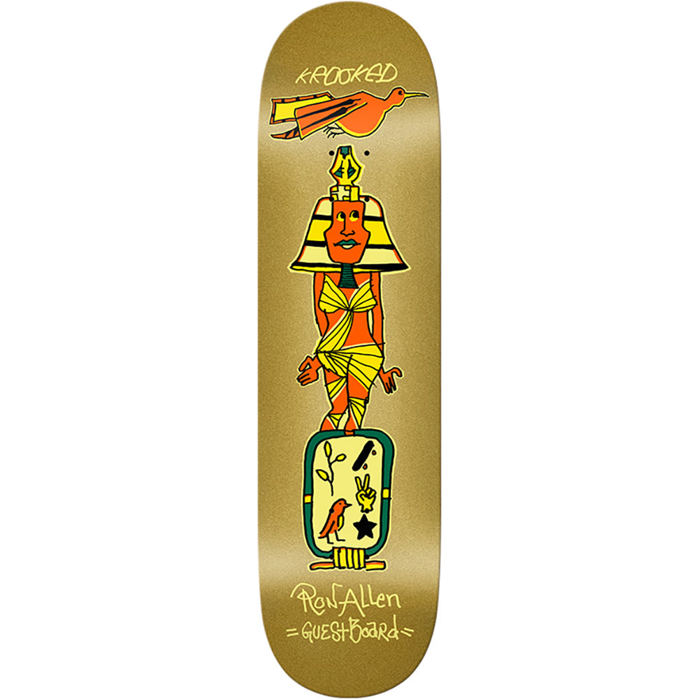Krooked Ron Allen Guest Pro Skateboard Deck 8.25"