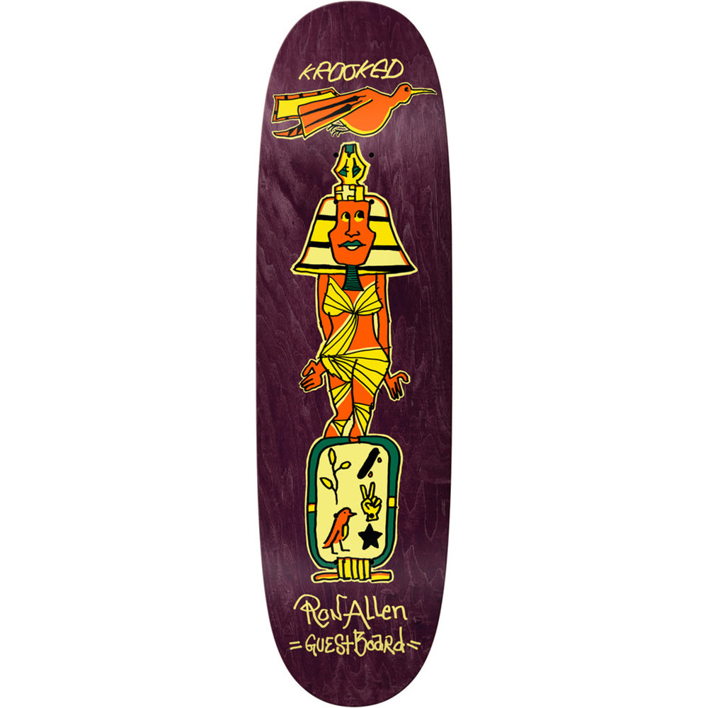 Krooked Ron Allen Guest Pro Skateboard Deck 8.75"