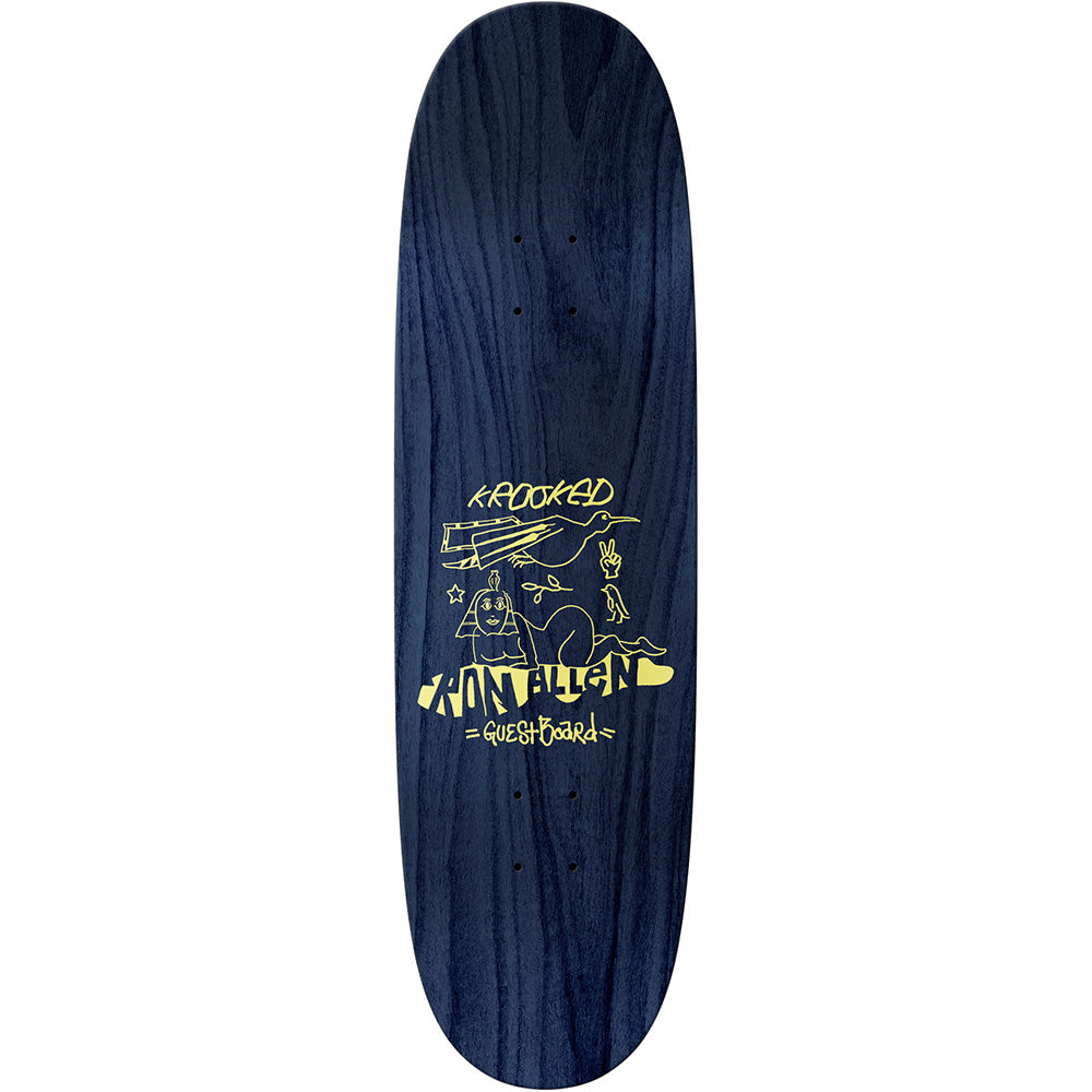 Krooked Ron Allen Guest Pro Skateboard Deck 8.75"