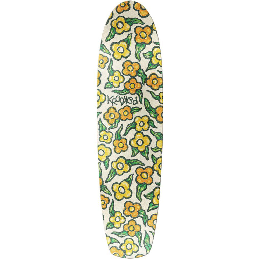 Krooked Sam Narvaez Pro Flowers Zinger Skateboard Deck 7.75"