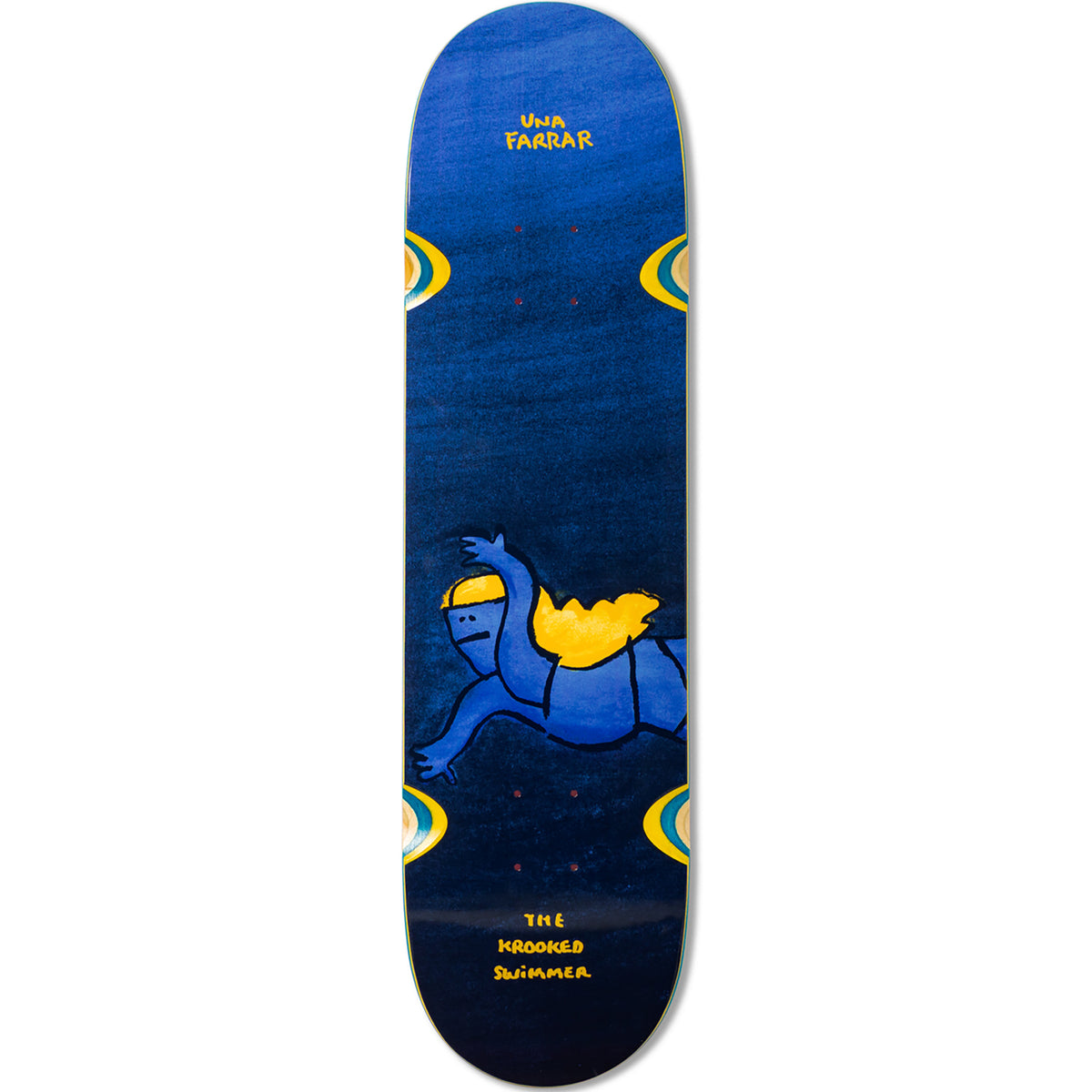 Krooked Una Farrar Swimmer Skateboard Deck 8.28"