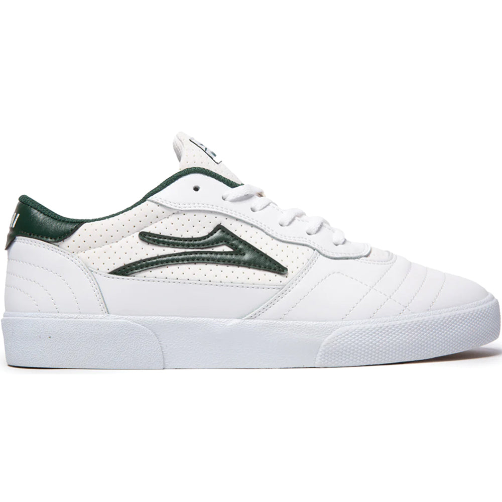 Lakai Cambridge Shoes White/Pine Leather