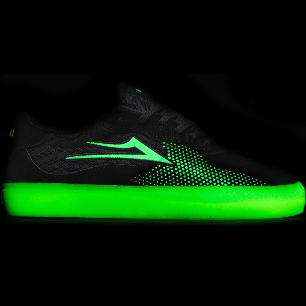 Lakai Essex Shoes Black/Glow Suede