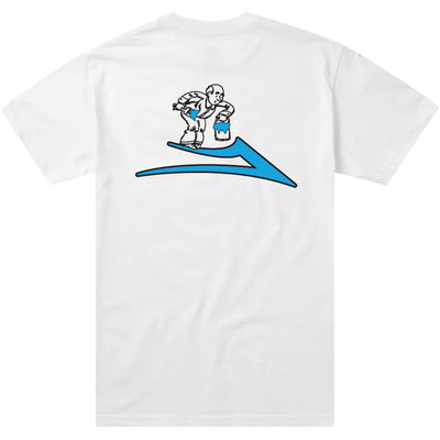 Lakai Painter T Shirt White UV