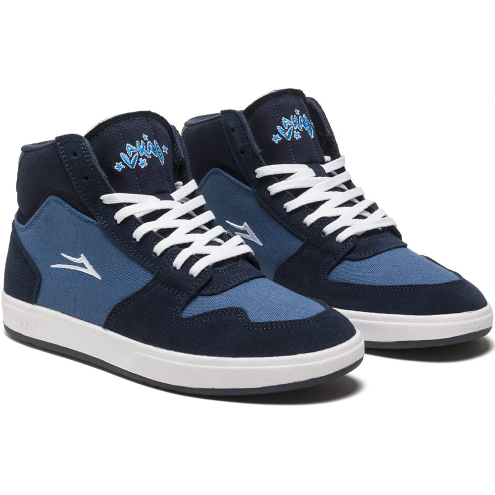 Lakai Villa Shoes Slate/Navy Suede