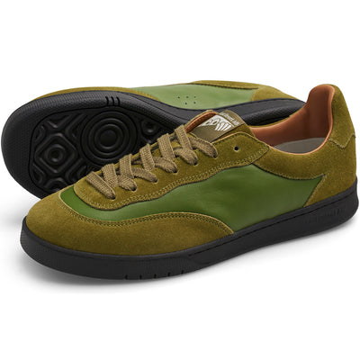Last Resort AB CM001 Suede/Leather Lo Shoes Cedar Green/Black