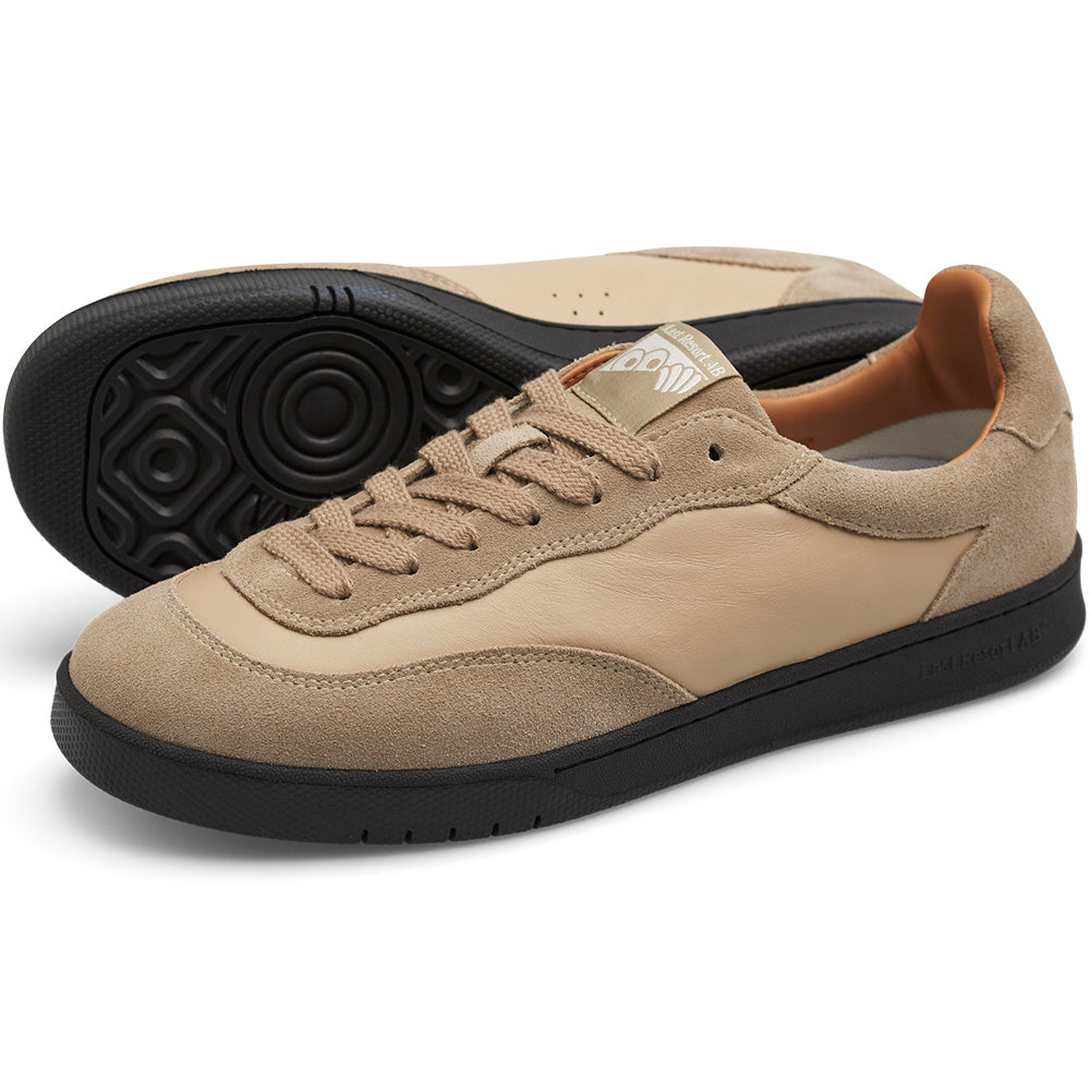 Last Resort AB CM001 Suede/Leather Lo Shoes Safari/Black