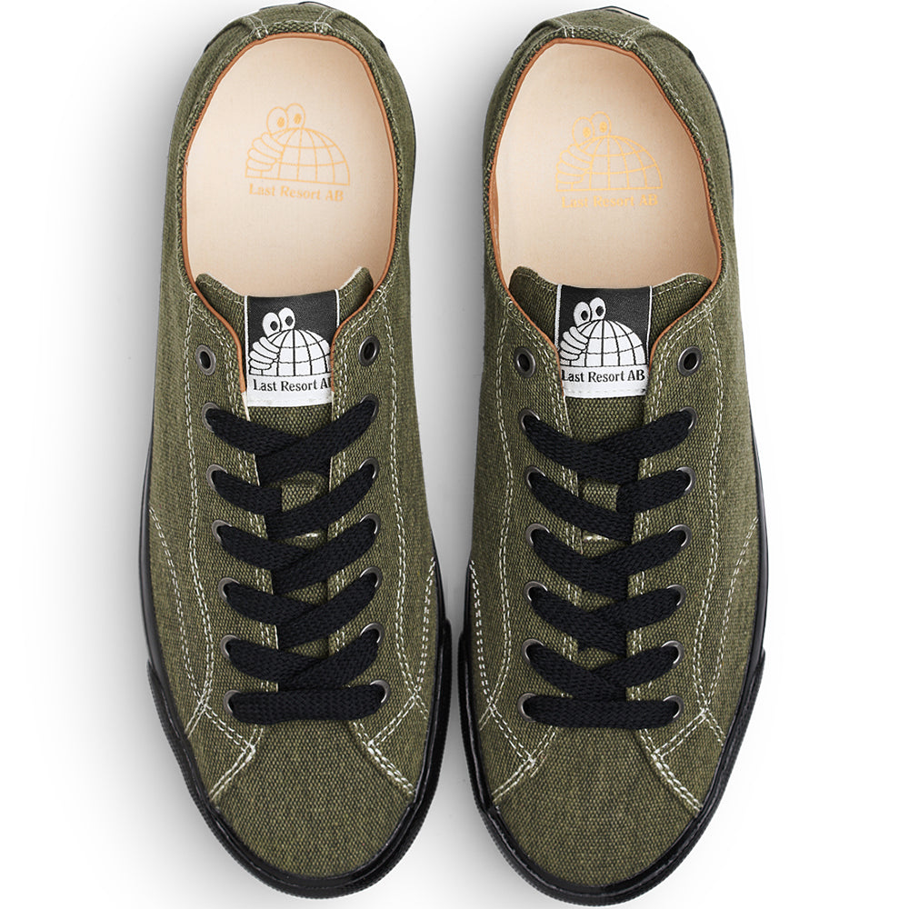 Last Resort AB VM003 Canvas Lo Shoes Green/Black