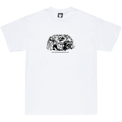 Limosine Brain Collage Tee White