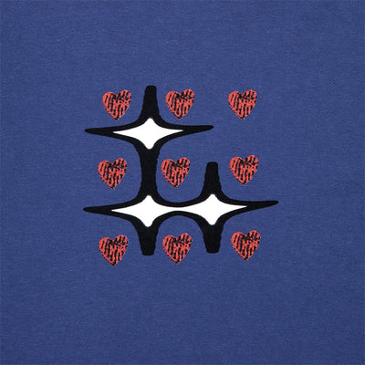 Limosine L-Star Tee Pigment Dyed Deep Blue