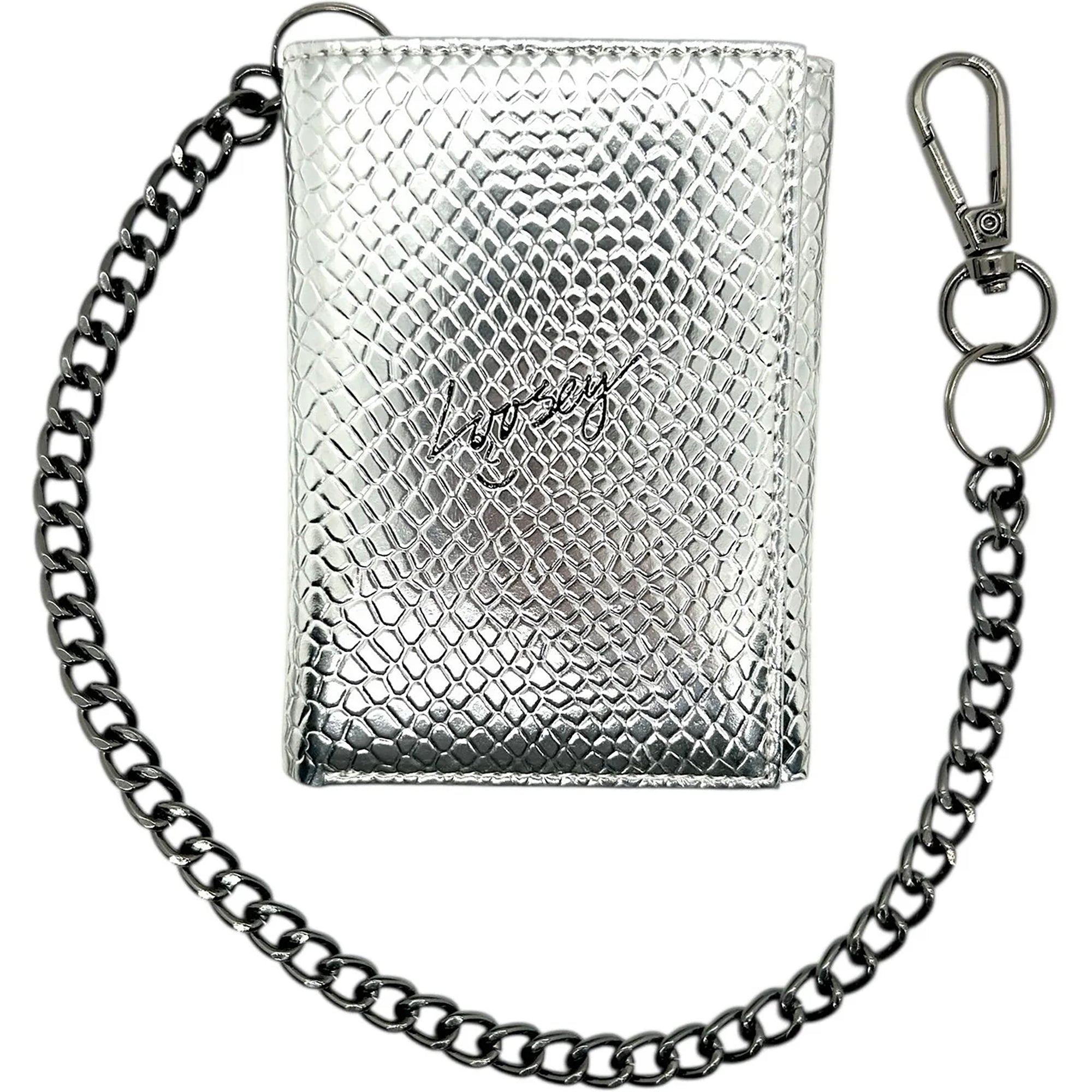 Loosey Metallic Silver Chain Gang Wallet