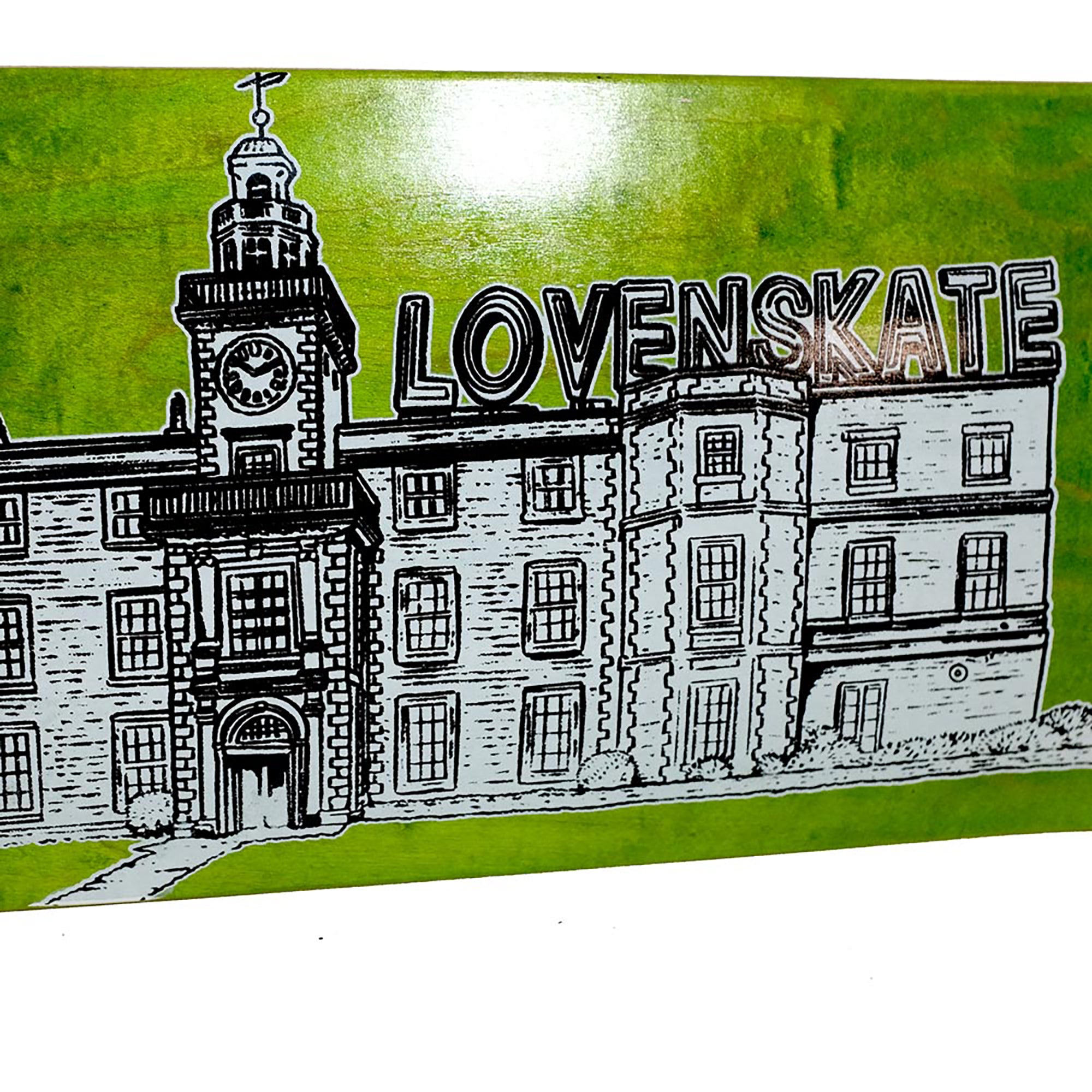 Lovenskate Haunted HQ Skateboard Deck 8.38"