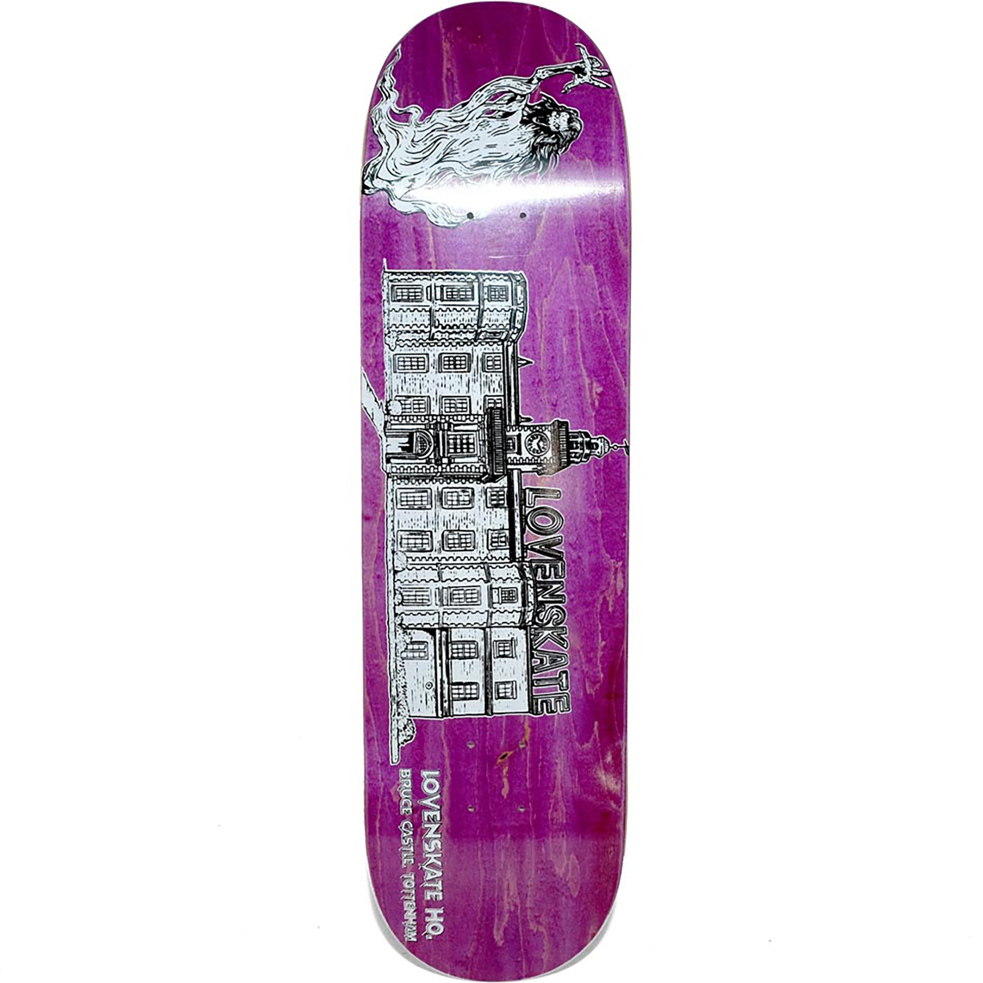 Lovenskate Haunted HQ Skateboard Deck 8.38"