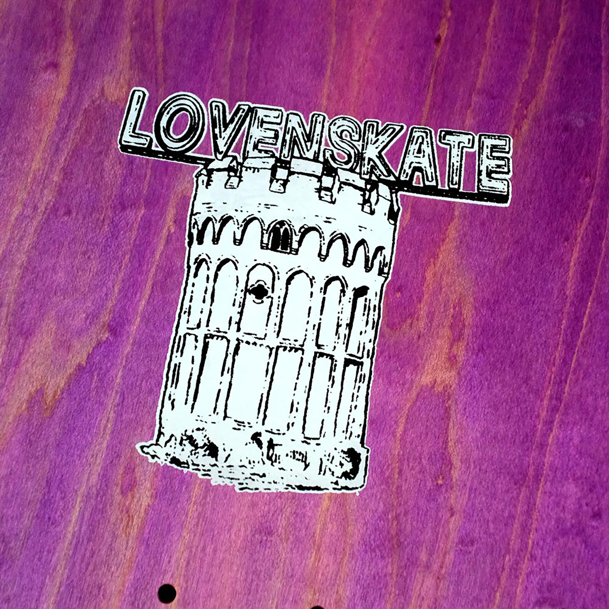 Lovenskate Haunted HQ Skateboard Deck 8.38"