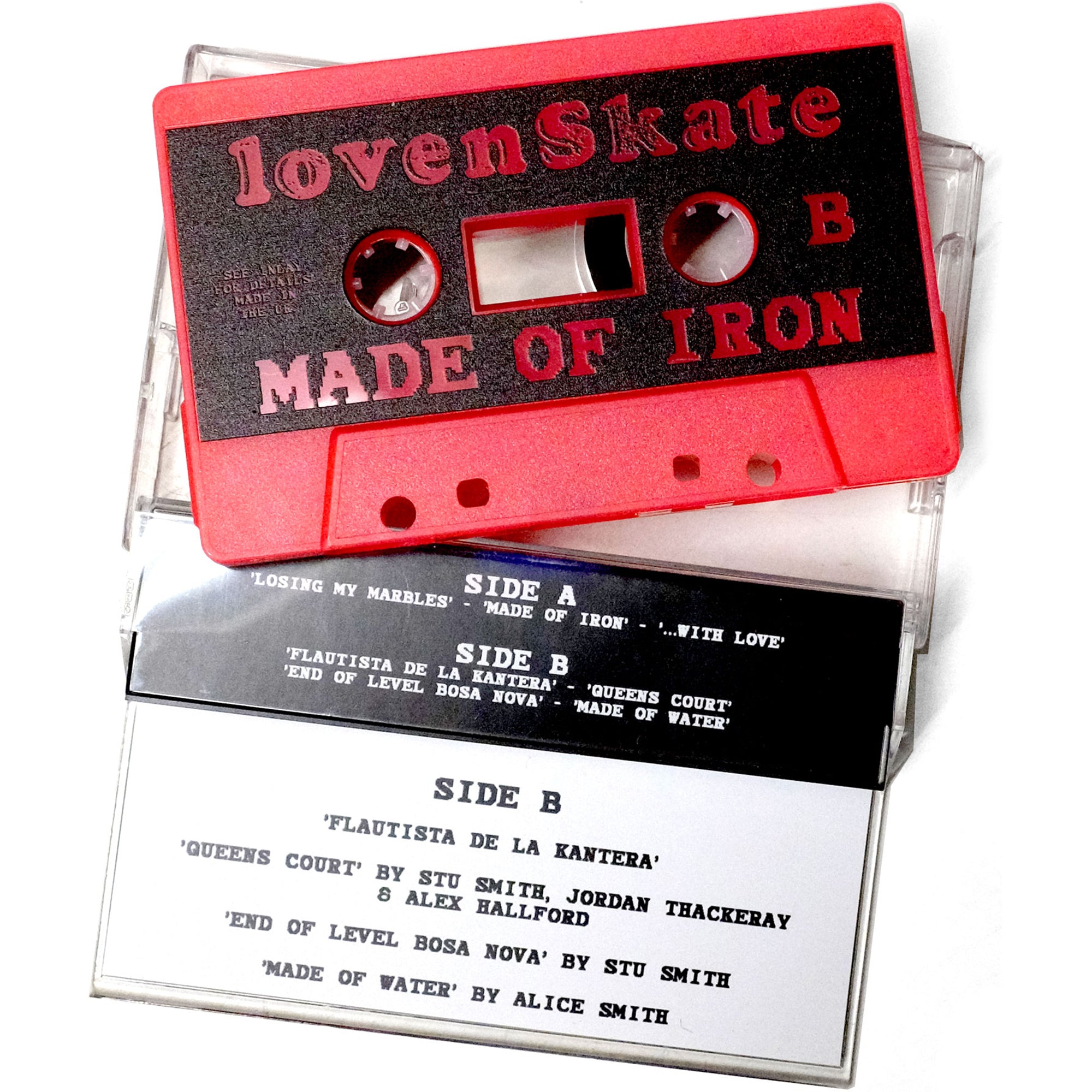 Lovenskate Made Of Iron The Soundtrack Cassette Tape
