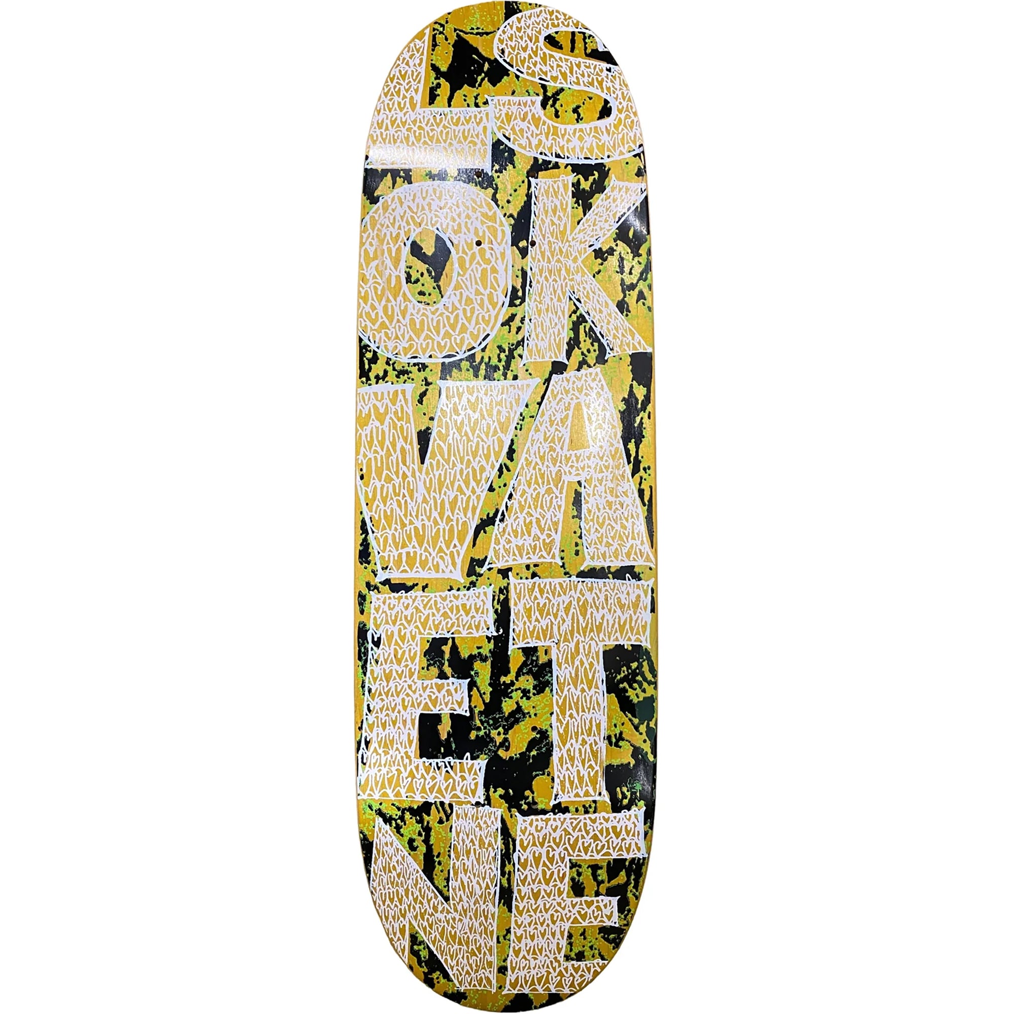 Lovenskate Scribble Heart Football Skateboard Deck 9"