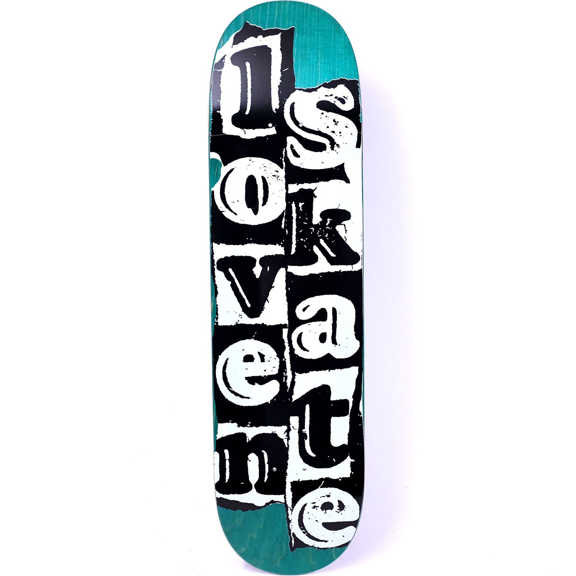 Lovenskate Tear Logo Popsicle Skateboard Deck 8.5"
