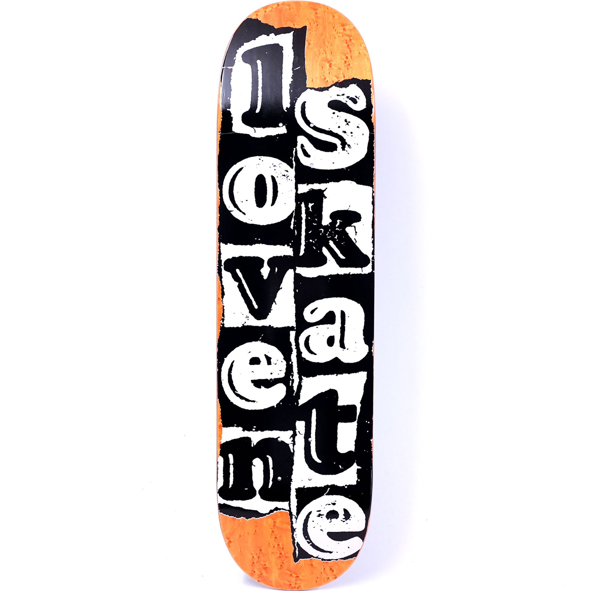 Lovenskate Tear Logo Popsicle Skateboard Deck 9"