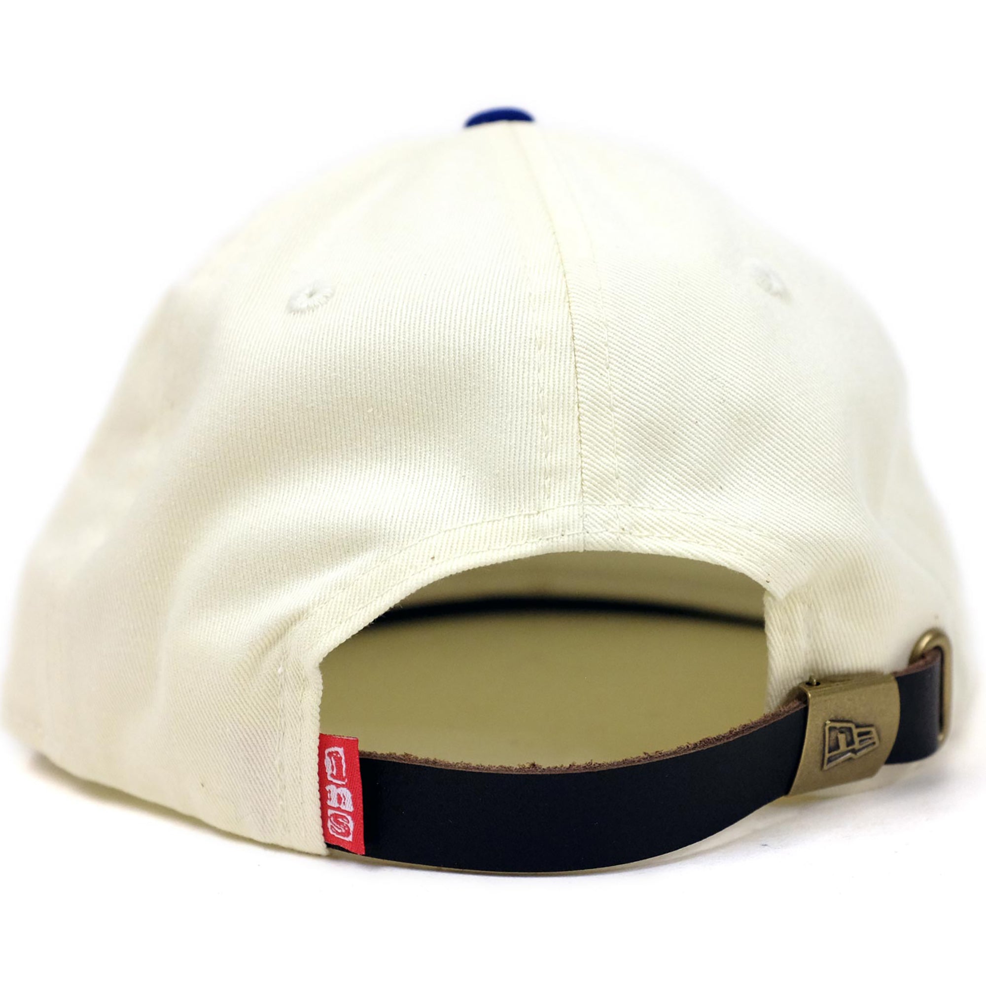 Lovenskate x New Era Spill Retro Crown 9FIFTY Strapback Cap Cream/Blue
