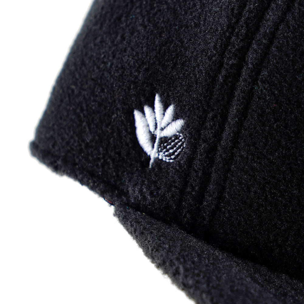 Magenta 6P Reversible Hat Black