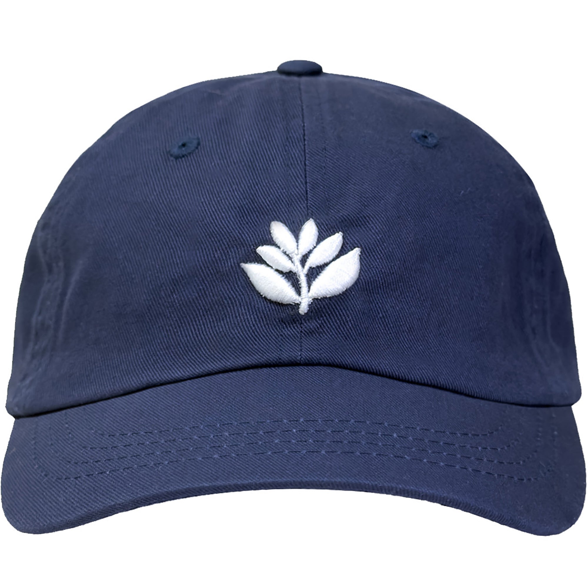 Magenta Bossed Dad Hat Navy