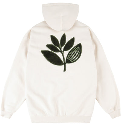 Magenta Cord Plant Hoodie Natural
