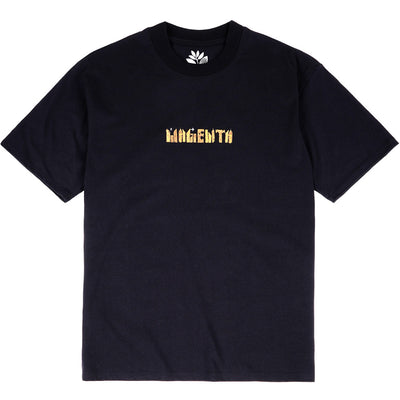 Magenta Downtown Tee Black