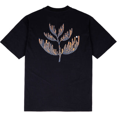 Magenta Downtown Tee Black