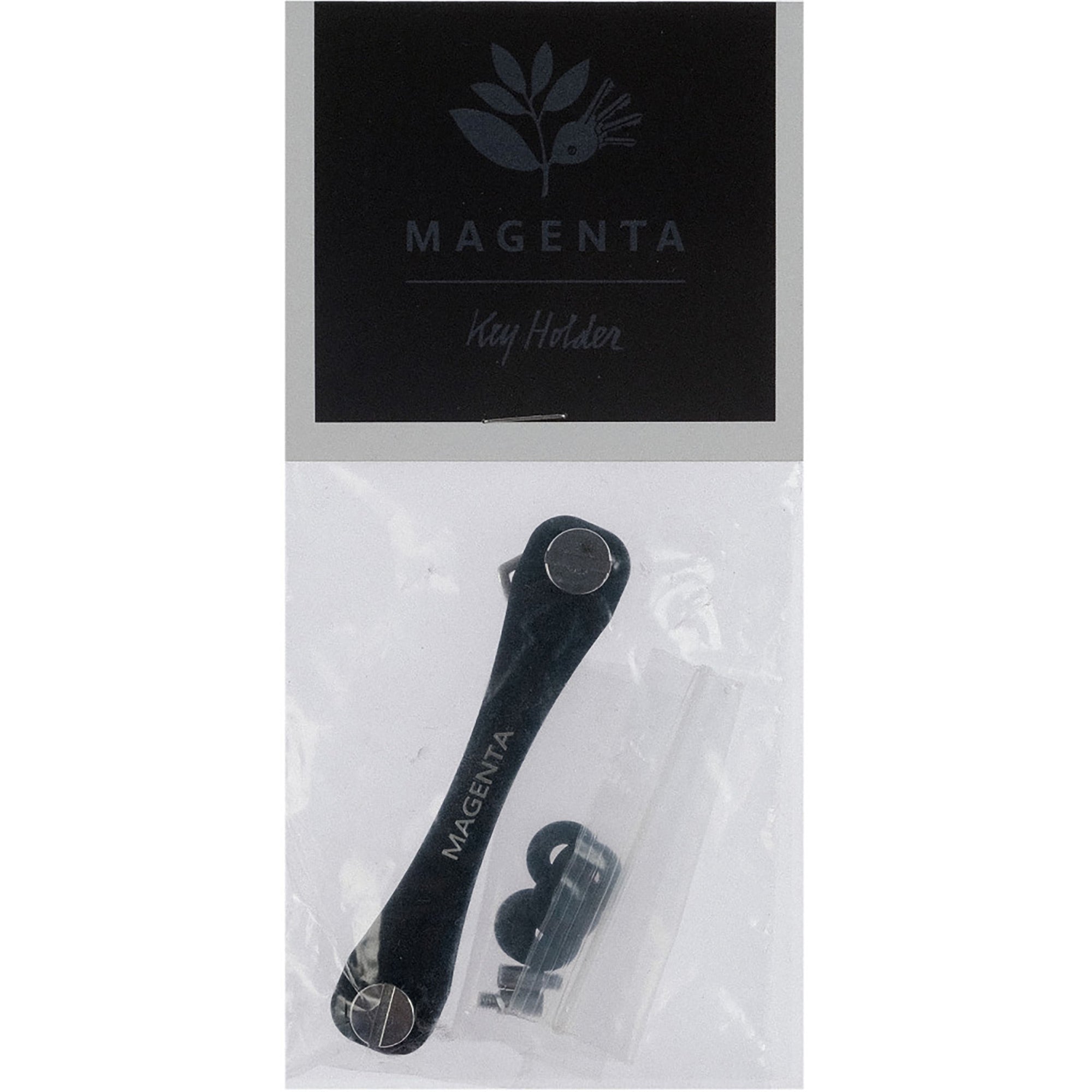 Magenta Key Holder Black