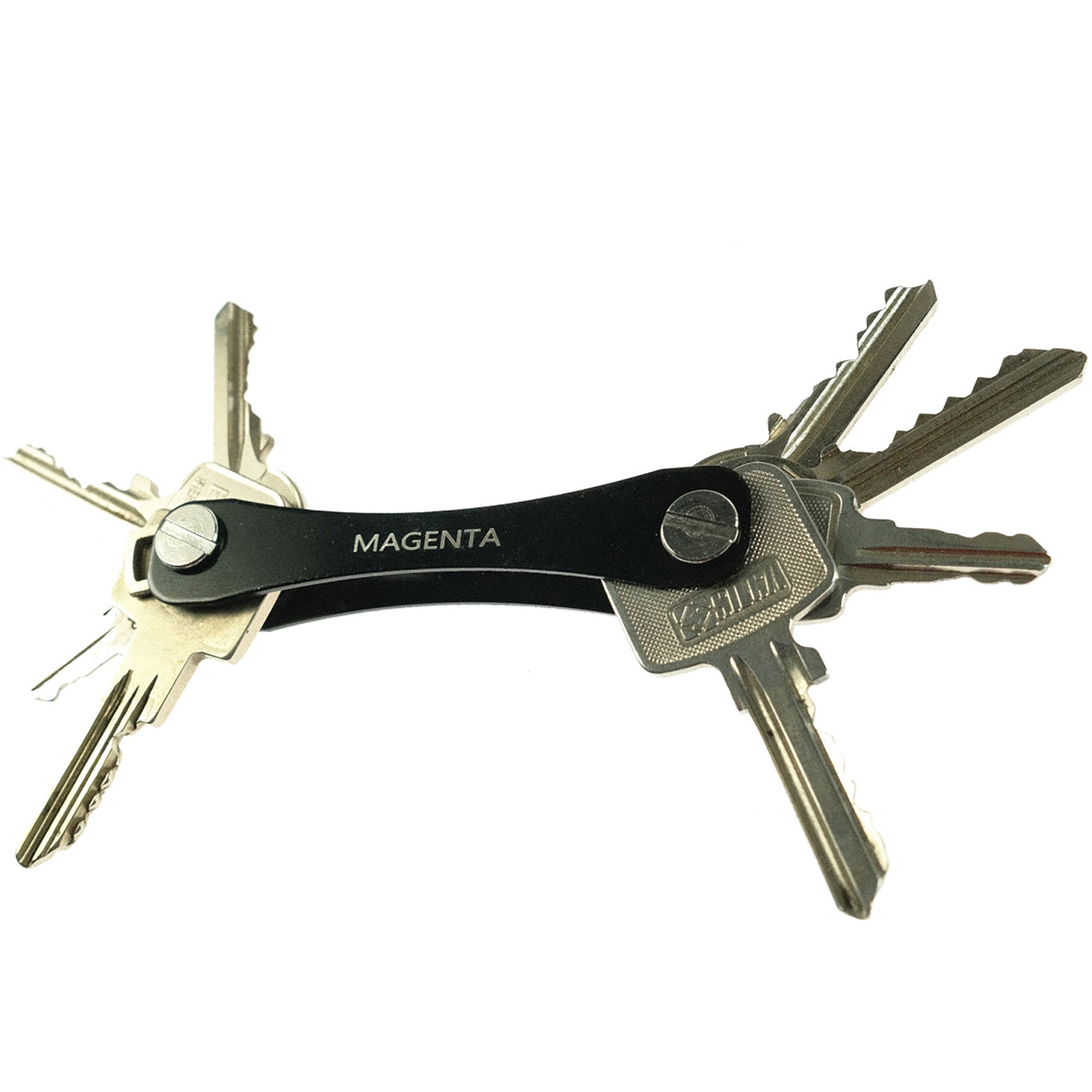 Magenta Key Holder Black