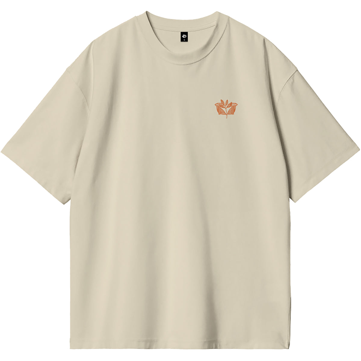Magenta Pillar Tee Natural