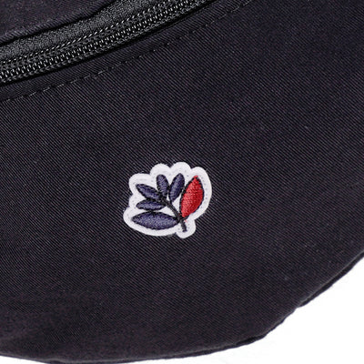 Magenta Plant Banana Bag Black