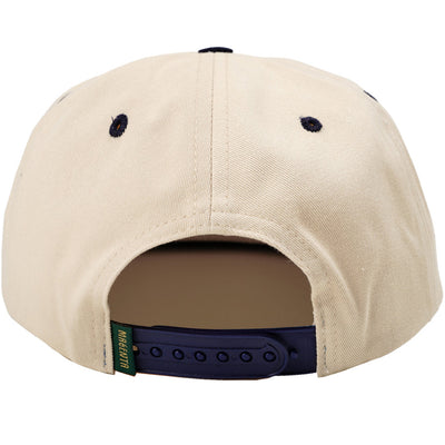 Magenta Québec Snapback Hat Beige
