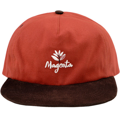 Magenta Québec Snapback Hat Brick