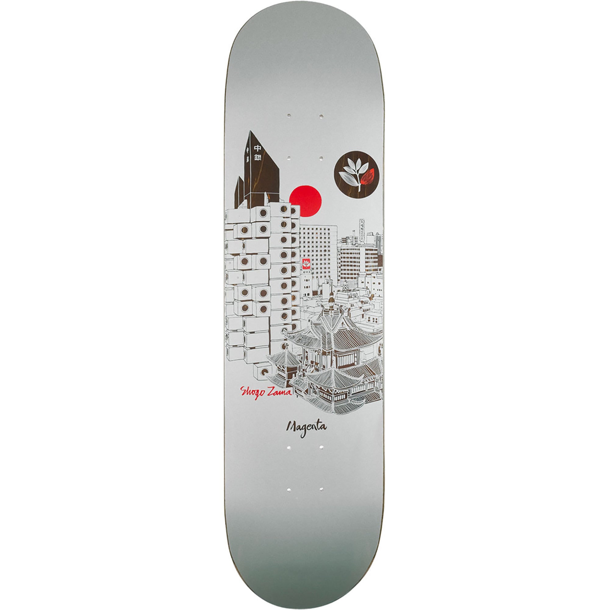 Magenta Shogo Zama Rooftop Series Skateboard Deck 8.125"
