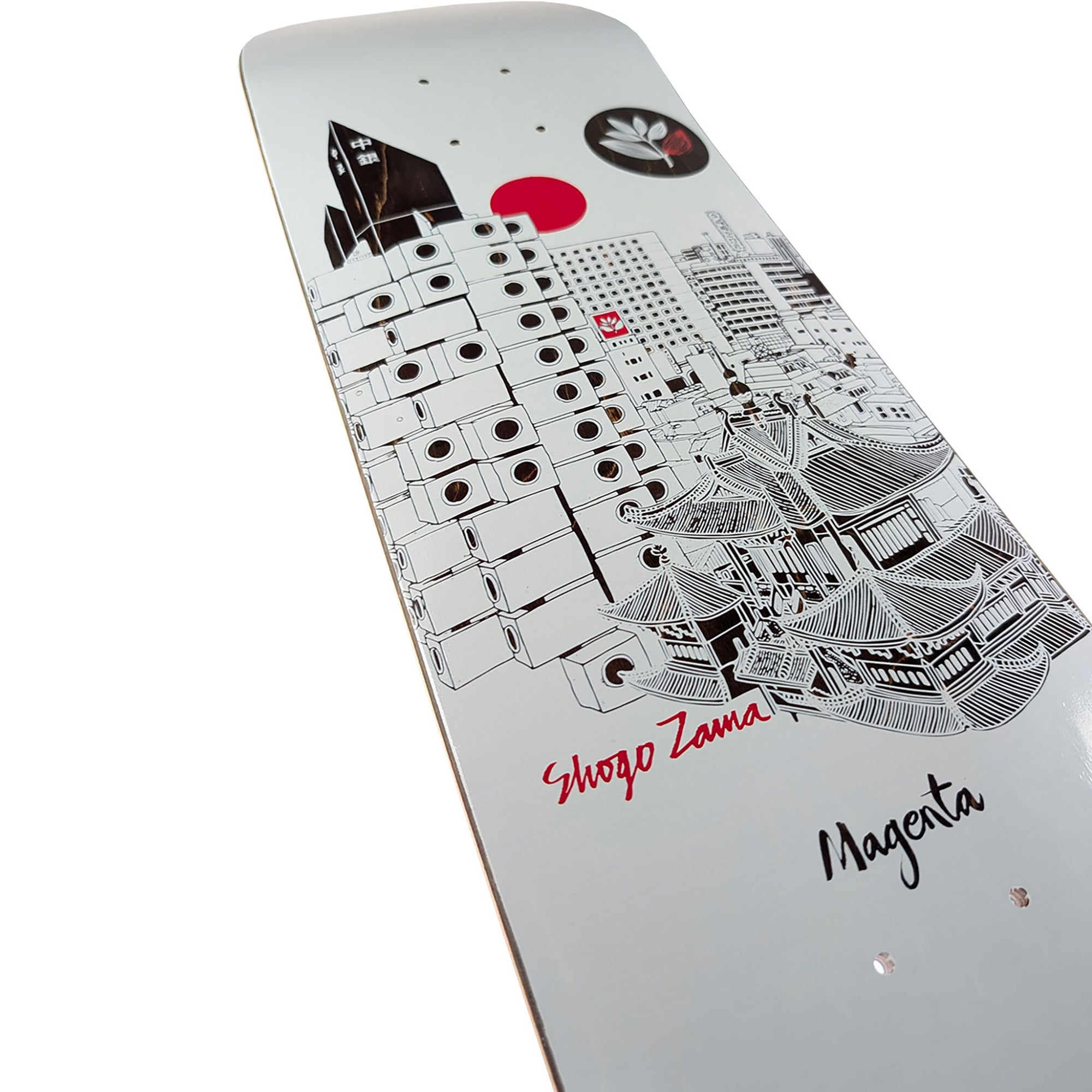 Magenta Shogo Zama Rooftop Series Skateboard Deck 8.125"