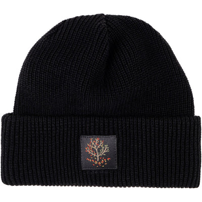 Magenta Tree Beanie Black