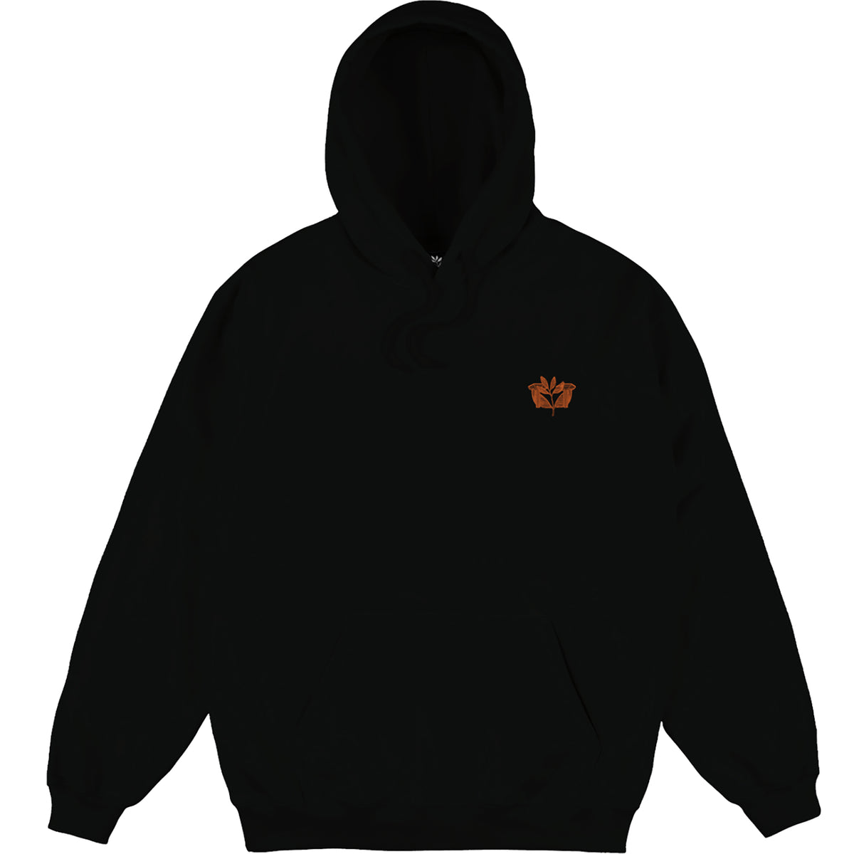 Magenta Pillar Hoodie Black