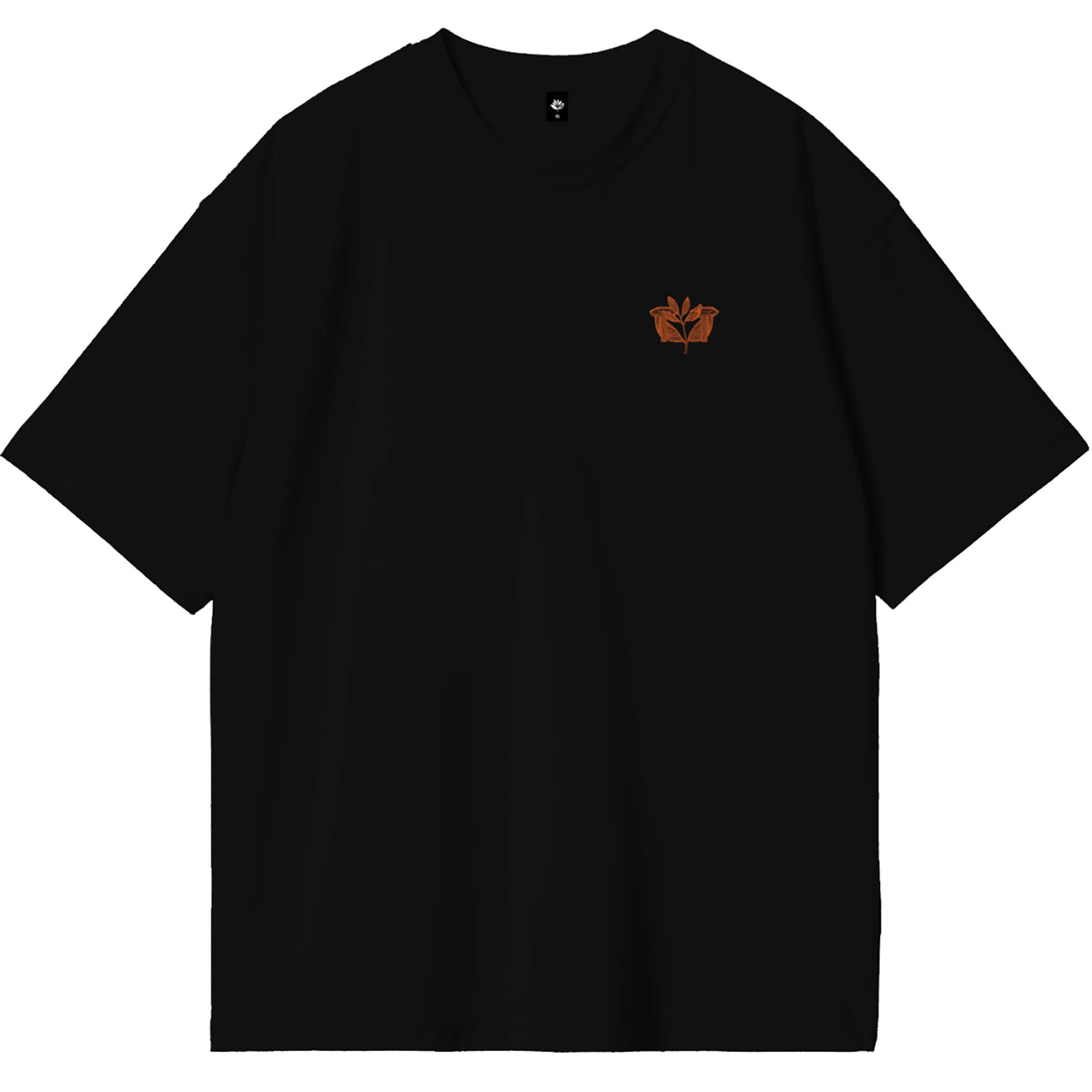 Magenta Pillar Tee Black