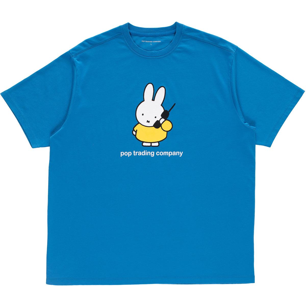 Miffy x Pop Trading Company Calling T-Shirt Blue