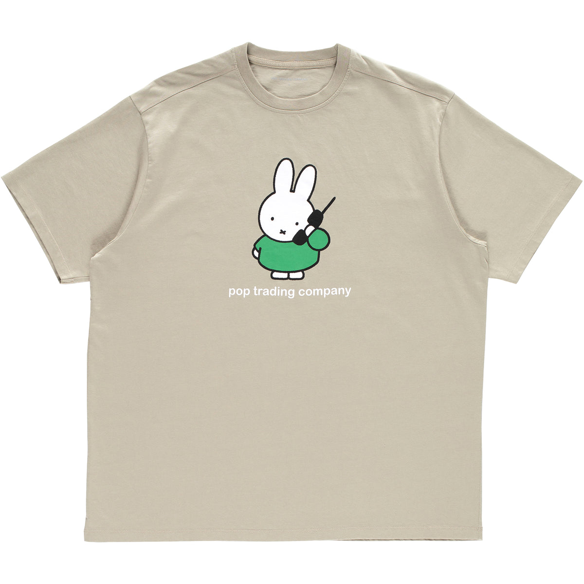 Miffy x Pop Trading Company Calling T-Shirt Grey
