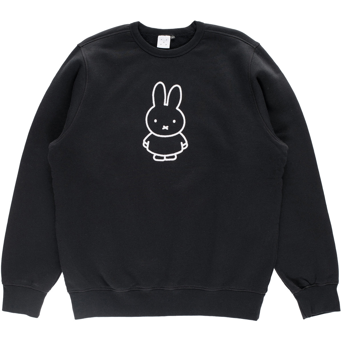 Miffy x Pop Trading Company FS BS Crewneck Sweat Black