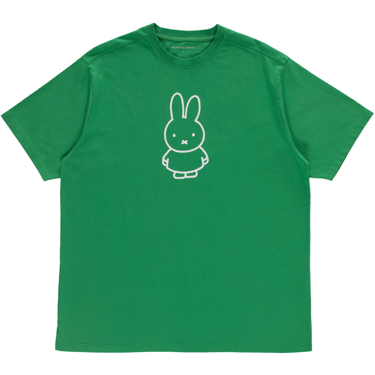 Miffy x Pop Trading Company FS BS Logo T-Shirt Green