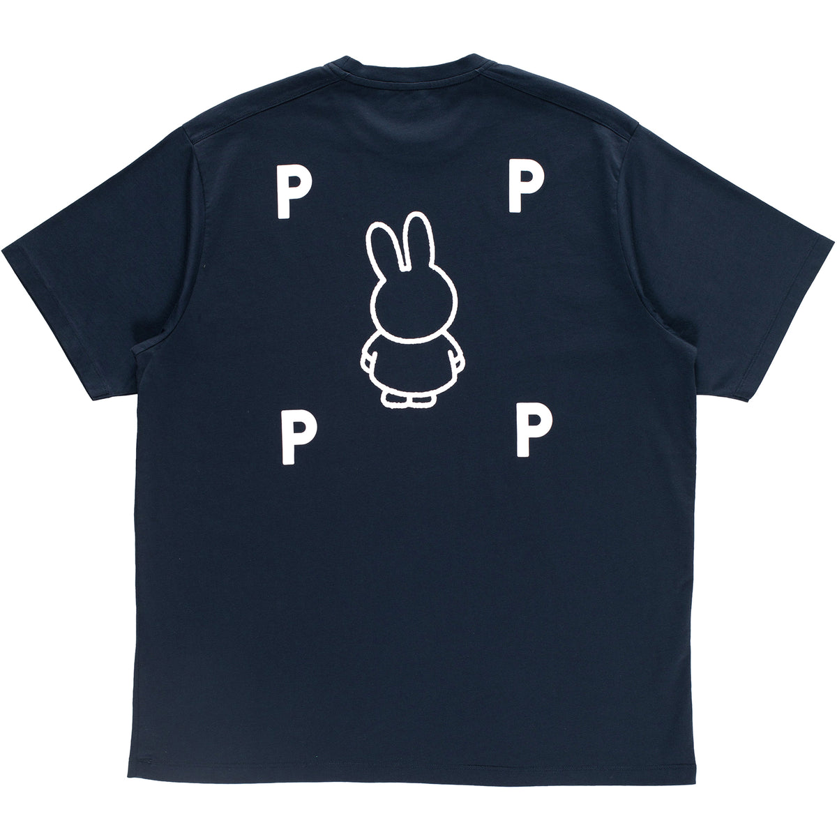 Miffy x Pop Trading Company FS BS Logo T-Shirt Navy