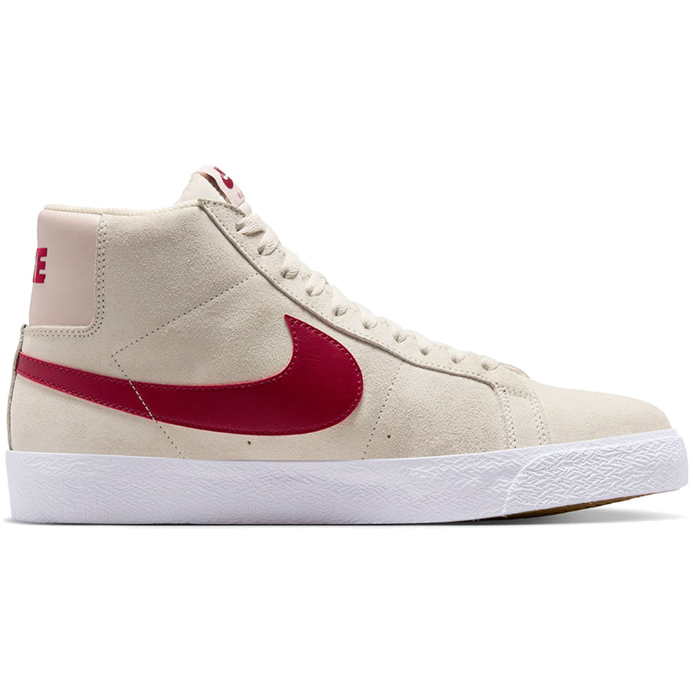 Nike SB Zoom Blazer Mid Shoes Pale Ivory/Noble Red-Silt Red-White