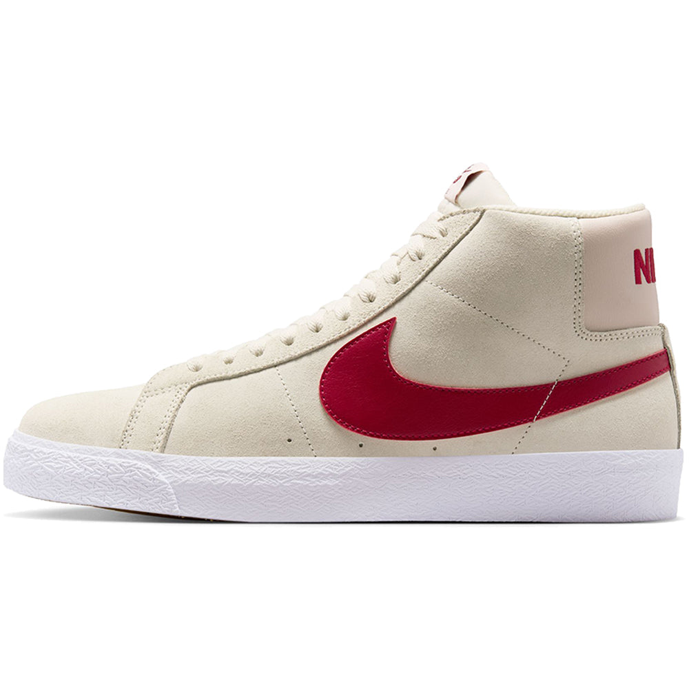 Nike SB Zoom Blazer Mid Shoes Pale Ivory/Noble Red-Silt Red-White