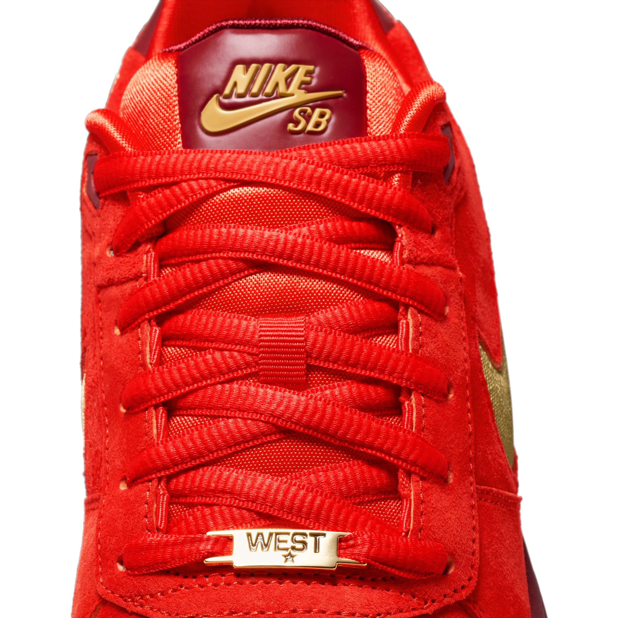 Nike SB Paul Rodriguez Zoom Air Low Shoes Habanero Red/Club Gold-Team Red