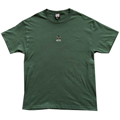NOTE Emblem T Shirt Forest Green