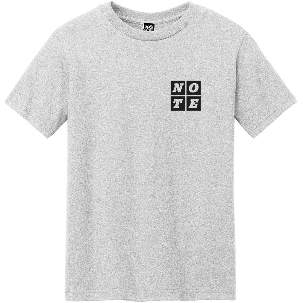 NOTE From The North T Shirt Ash Grey
