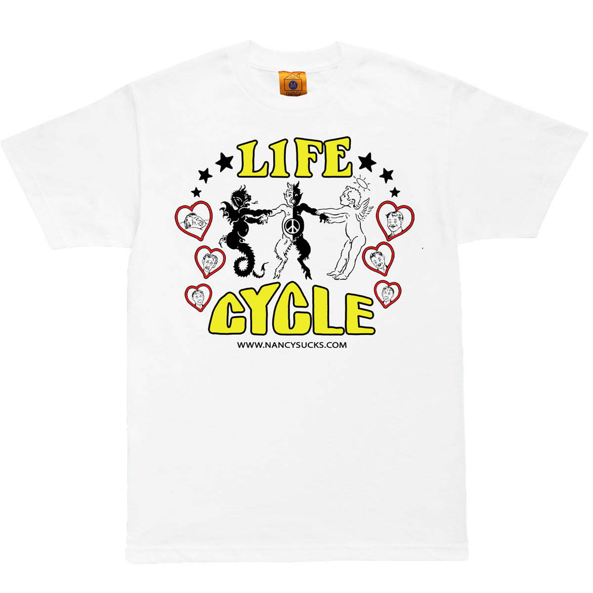 Nancy Life Cycle Tee White